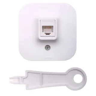 Gniazdo komputerowe Legrand Forix RJ45 natynkowe białe IP20