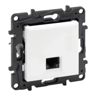 Gniazdo komputerowe RJ45 Legrand Niloe Step białe