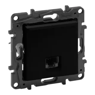 Gniazdo komputerowe RJ45 Legrand Niloe Step czarne