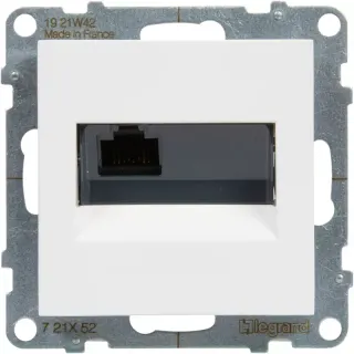 Gniazdo Legrand Suno RJ45 KAT6 UTP białe