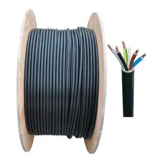 Kabel instalacyjny AKS Zielonka YKY 5 x 2,5 mm2 1 mb