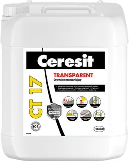 Grunt głęboko penetrujący Ceresit CT17 Transparent 5 l