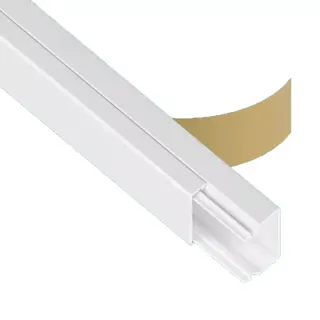 Kanał elektroinstalacyjny AKS Zielonka MKI na taśmę 15 x 25 mm 2 m biały