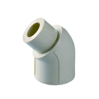 Kolano nyplowe PP-R 20 x 20 mm 45°