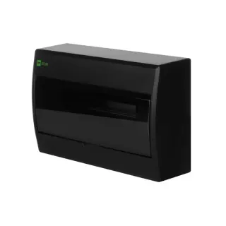 Rozdzielnica natynkowa Elektro-Plast Elegant 1 x 12 modułów IP40 czarna