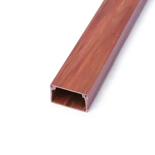 Kanał elektroinstalacyjny AKS Zielonka MKE 25/40 drewno ciemne 2 m