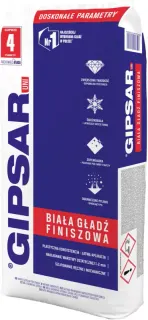 Gładź szpachlowa Gipsar Uni 20 kg
