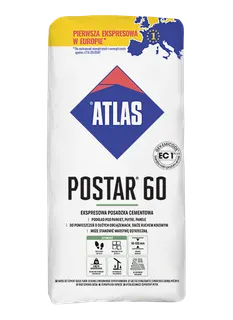 Posadzka cementowa Atlas Postar 60 25 kg