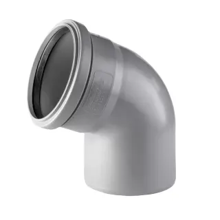Kolano kanalizacyjne Pipelife 67° 50 mm