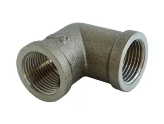 Kolano mufowe 3/8" mosiądz