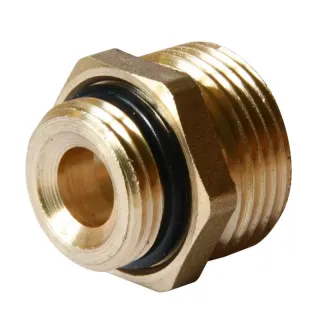 Nypel redukcyjny mosiądz 1/2" x 3/4" oring
