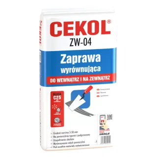 Zaprawa wyrównująca Cekol ZW-04 5 kg