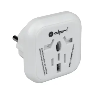 Adapter podróżny Europa biały