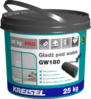 Gładź pod wałek GW180 gotowa polimerowa 25 kg