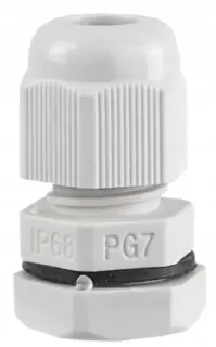 Dławik z gwintem E P Elektro-Plast PG-7 IP68 szary