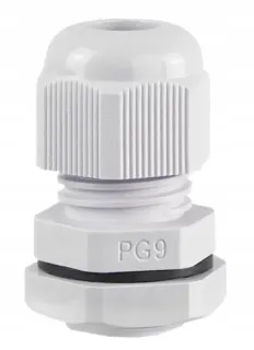 Dławik z gwintem E P Elektro-Plast PG-9 IP68 szary