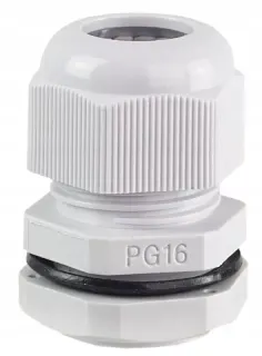 Dławik z gwintem E P Elektro-Plast PG-16 IP68 szary