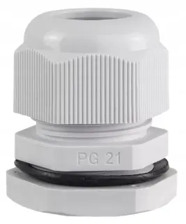 Dławik z gwintem E P Elektro-Plast PG-21 IP68 szary