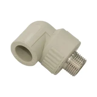 Kolanko 90 st. PP-R Idmar Group gwint zewnętrzny mosiężny 20 x 1/2"