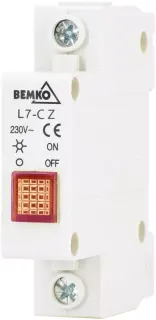 Kontrolka Bemko L7 czerwona