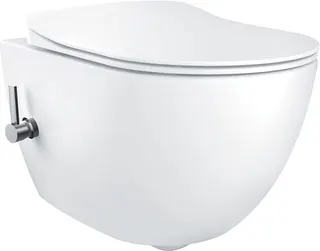 Miska WC z funkcją bidetu - z baterią mieszaczową DEANTE Peonia, biały