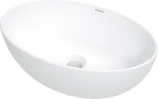 Umywalka ceramiczna nablatowa DEANTE Alpinia, biały