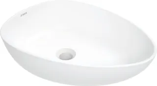 Umywalka ceramiczna nablatowa DEANTE Alpinia, biały