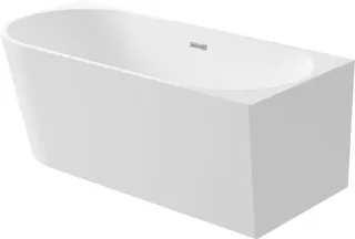 Wanna akrylowa narożna/wolnostojąca prawa - 160 cm DEANTE Silia, biały