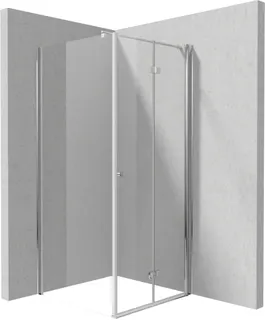 Kabina prysznicowa kwadratowa 90x90 cm DEANTE Kerria Plus, chrom