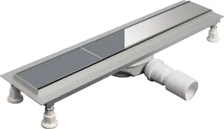 Odpływ liniowy podłogowy 70 cm - odwracalny DEANTE Neo, chrom