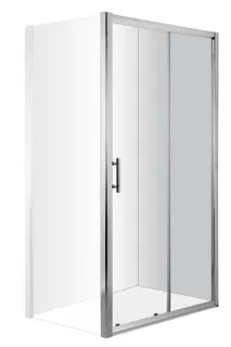 Drzwi prysznicowe wnękowe 110 cm - przesuwne DEANTE Cynia, chrom