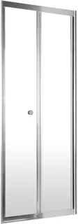 Drzwi prysznicowe wnękowe 90 cm - składane DEANTE Jasmin Plus, chrom