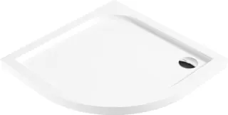 Brodzik akrylowy półokrągły 80x80 cm DEANTE Cubic, biały
