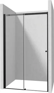 Drzwi prysznicowe 160 cm - przesuwne DEANTE Kerria Plus, nero