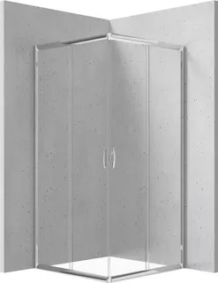 Kabina prysznicowa kwadratowa 90 cm DEANTE Funkia, chrom