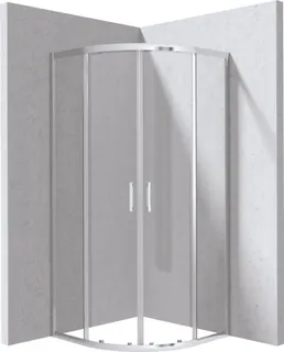 Kabina prysznicowa półokrągła 80x80 cm DEANTE Funkia Evo, chrom