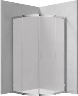 Kabina prysznicowa półokrągła 80x80 cm - wysokość 170 cm DEANTE Funkia, chrom