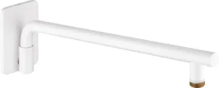 Wylewka prysznicowa ścienna ruchoma - 400 mm DEANTE Cascada, bianco
