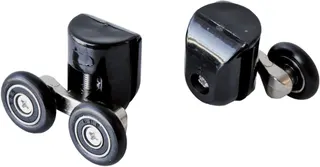 Rolki górne podwójne do szyb 5 mm DEANTE , nero