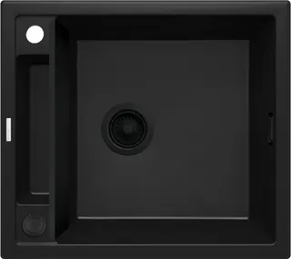 Zlewozmywak granitowy magnetyczny 1-komorowy DEANTE Magnetic, nero