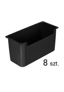PEKA ECOBin Set - zestaw pojemników 6 litrowych 8 szt. antracyt