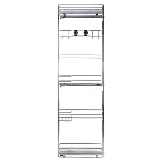 Cargo wysokie 150 mm (h=1700 mm), 5 półek z uchwytami na mop, chrom, MAXI, Vibo.
