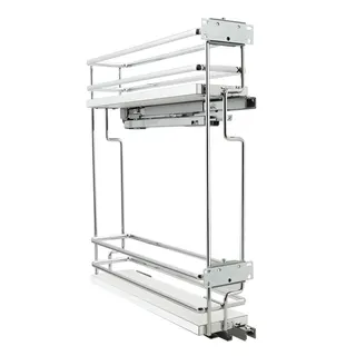 Cargo 150mm bialy/chrom  mocowanie lewe Galaxy VIBO (ELQGM152SXPRPOMBASC) — фото 3