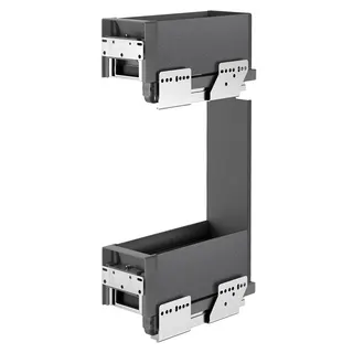 Cargo 150mm wąskie grafit /metal., mocowanie lewe Lamina VIBO (EPQGM152SXLGM) — фото 4