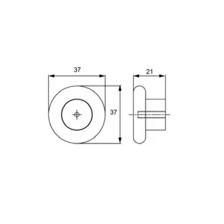 Galka Ferro Fiori Poliplast PL 11004.01.O czerwony — фото 3