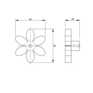 Galka Ferro Fiori Poliplast PL 11009.01 zolty — фото 3